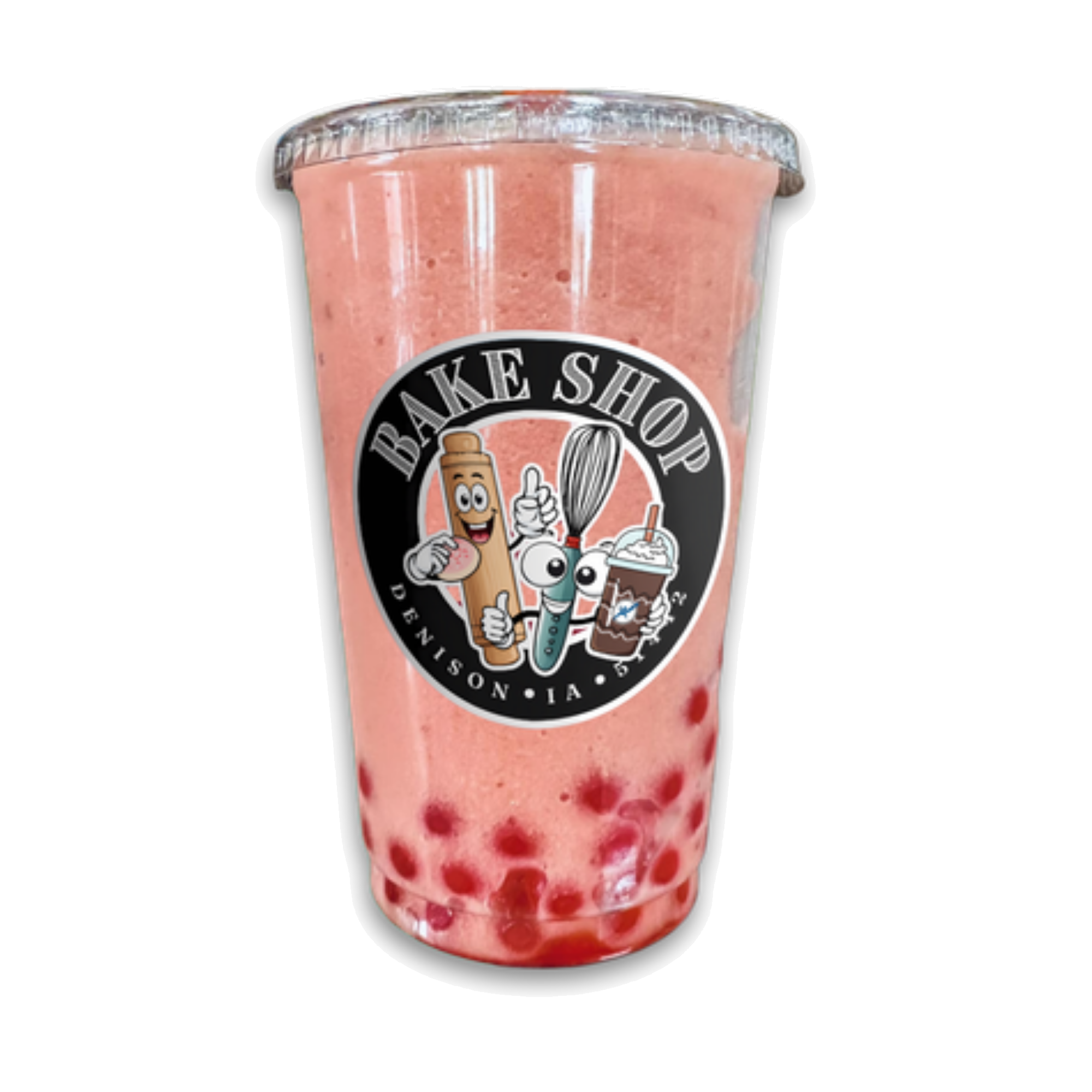 Colorful iced drink from the Bake Shop